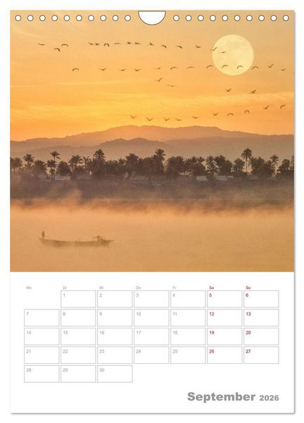 Produktbild: VOLLMOND-Planer - Im Licht der Nacht (Wandkalender 2026 DIN A4 hoch), CALVENDO Monatskalender
