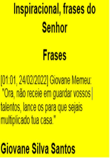 Produktbild: Inspiracional, Frases Do Senhor
