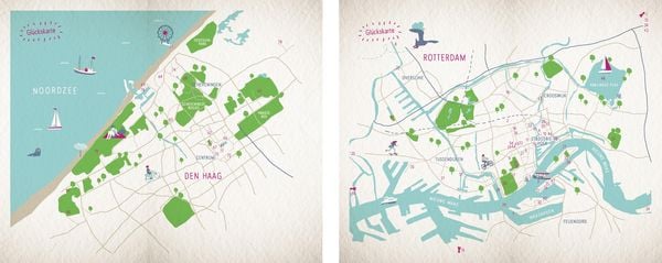 Produktbild: Glücksorte in Rotterdam. Mit Den Haag