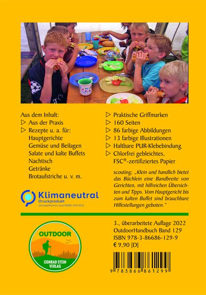 Produktbild: Kochen f&uuml;r Gruppen und Zeltlager