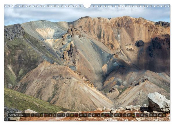 Produktbild: Islande &icirc;le de merveilles naturelles (Calendrier mural 2026 DIN A3 vertical), CALVENDO calendrier mensuel
