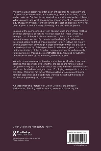 Produktbild: Designing the City of Reason