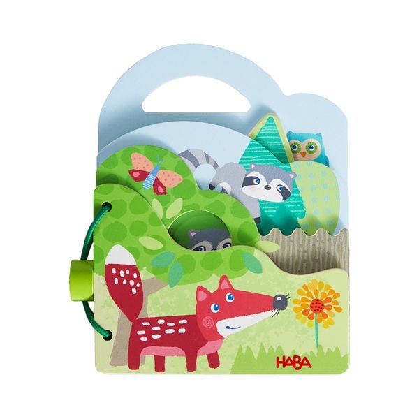 Produktbild: Holz-Babybuch Waldtiere