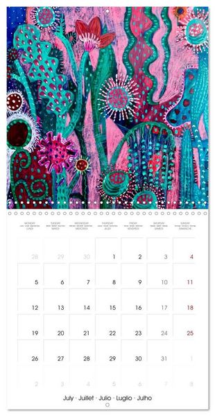 Produktbild: Garden Of Joy 2027 (Wall Calendar 2027 12 &times; 12 Inch) CALVENDO 12 Month Wall Calendar