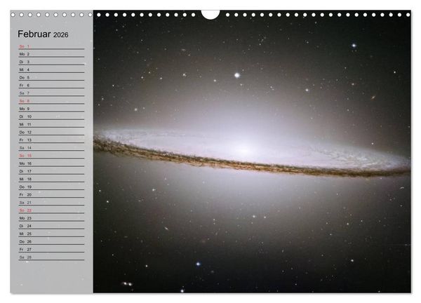 Produktbild: Der Weltraum. Spektakul&auml;re Gasnebel und Galaxien (Wandkalender 2026 DIN A3 quer), CALVENDO Monatskalender