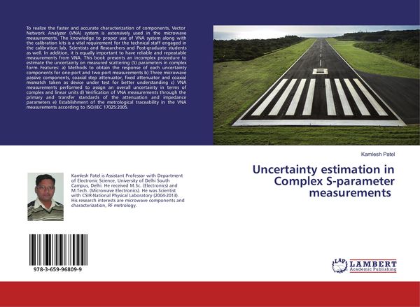 Produktbild: Uncertainty estimation in Complex S-parameter measurements