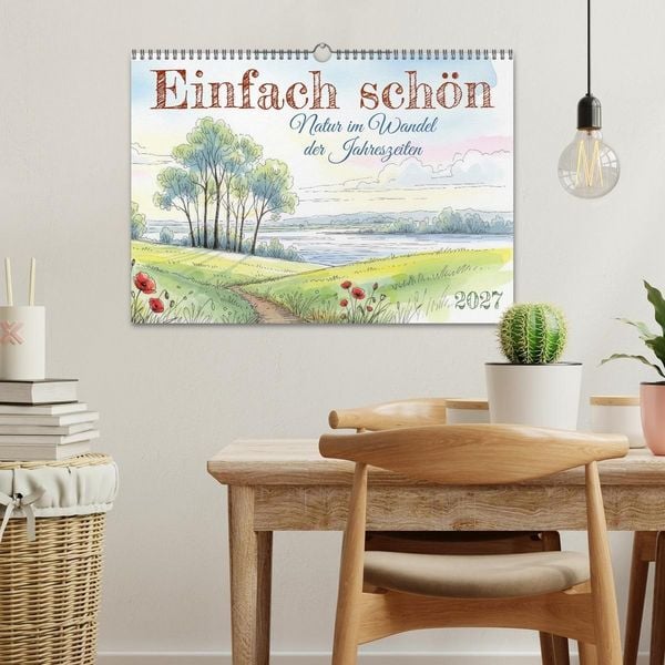 Produktbild: Einfach sch&ouml;n - Natur im Wandel der Jahreszeiten (Wandkalender 2027 DIN A3 quer), CALVENDO Monatskalender