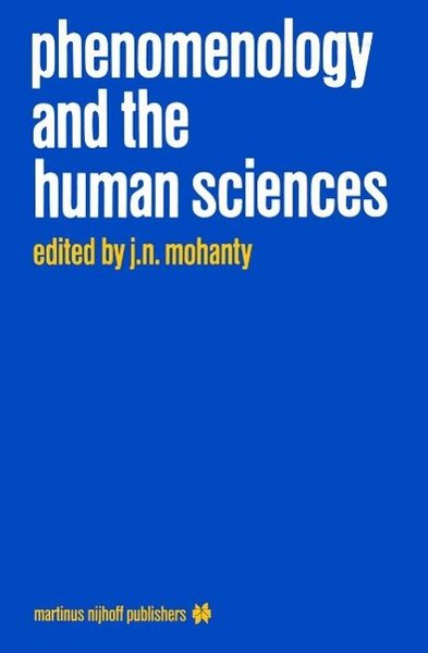 Produktbild: Phenomenology and the Human Sciences