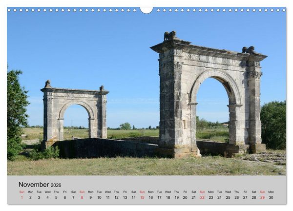 Produktbild: Historic Bridges of Provence (Wall Calendar 2026 DIN A3 landscape), CALVENDO 12 Month Wall Calendar