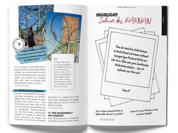 Produktbild: GuideMe Reisef&uuml;hrer &bdquo;Die 30 besten Freizeitparks Deutschlands inkl. Wasserparks & Thermen&ldquo;