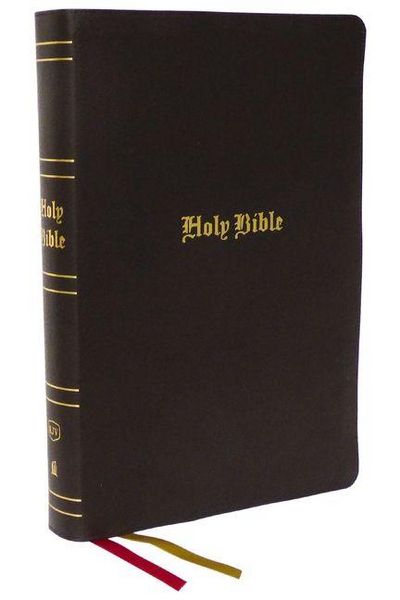 Produktbild: KJV Holy Bible: Super Giant Print with 43,000 Cross References, Brown Bonded Leather, Red Letter, Comfort Print: King James Version