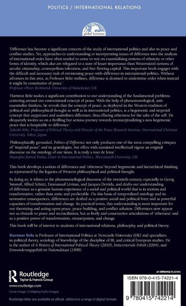 Produktbild: Politics of Difference