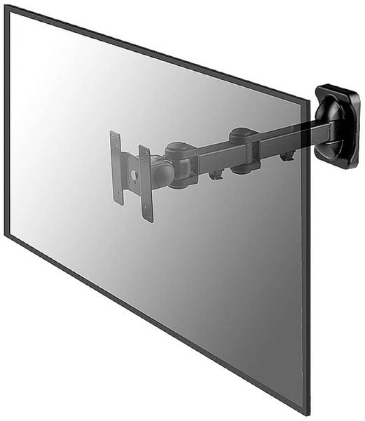 LINDY Monitor-Wandhalterung 1 Display(s) 35,6cm (14') - 48cm (18,9') Schwarz Drehbar