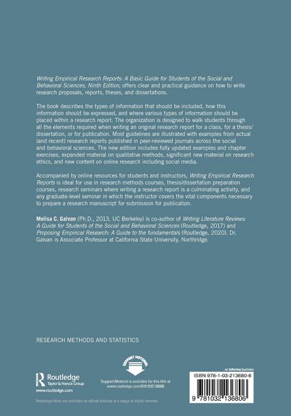 Produktbild: Writing Empirical Research Reports