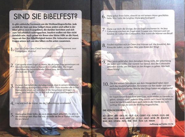 Produktbild: Das R&auml;tselbuch zur Weihnachtszeit