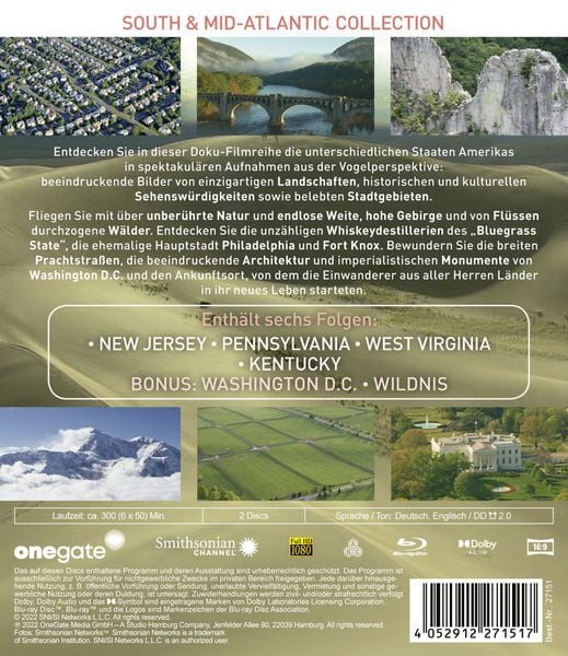 Produktbild: Aerial America (Amerika von oben) - South and Mid-Atlantic Collection [2 BRs]