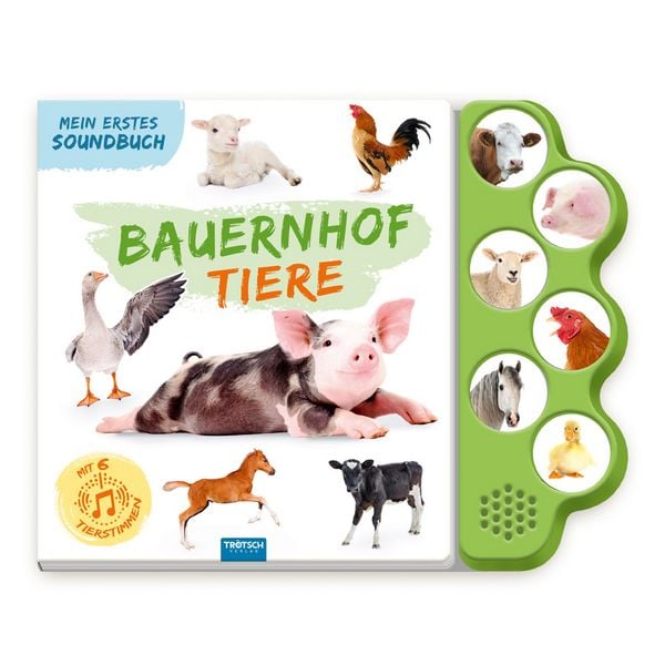 Produktbild: TR&Ouml;TSCH - Soundbuch Mein erstes Soundbuch Bauernhoftiere| Ab 2 Jahren