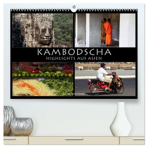 Produktbild: Kambodscha - Highlights aus Asien 2026 (hochwertiger Premium Wandkalender 2026 DIN A2 quer), Kunstdruck in Hochglanz