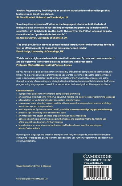 Produktbild: Python Programming for Biology