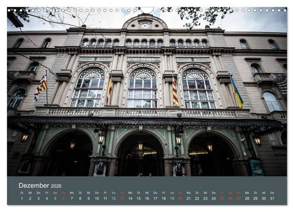 Produktbild: Barcelona - Faszinierende Architektur (Wandkalender 2026 DIN A3 quer), CALVENDO Monatskalender