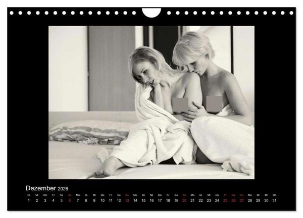 Produktbild: Sch&ouml;nheiten in schwarz-weiss (Wandkalender 2026 DIN A4 quer), CALVENDO Monatskalender