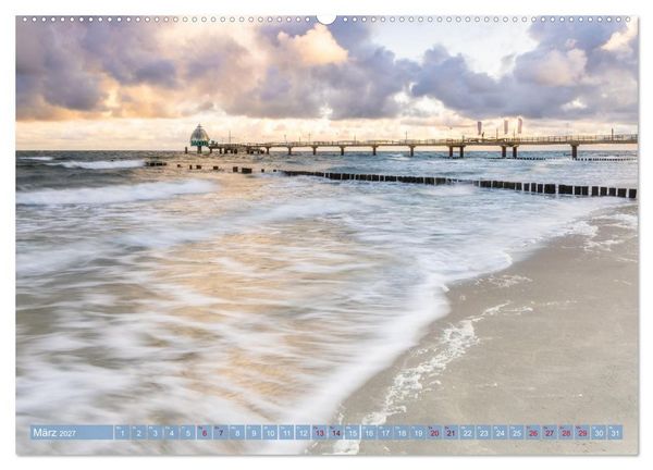 Produktbild: Stimmungsvolle K&uuml;stenmomente (hochwertiger Premium Wandkalender 2027 DIN A2 quer), Kunstdruck in Hochglanz