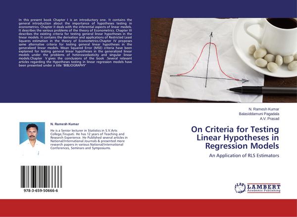 Produktbild: On Criteria for Testing Linear Hypotheses in Regression Models