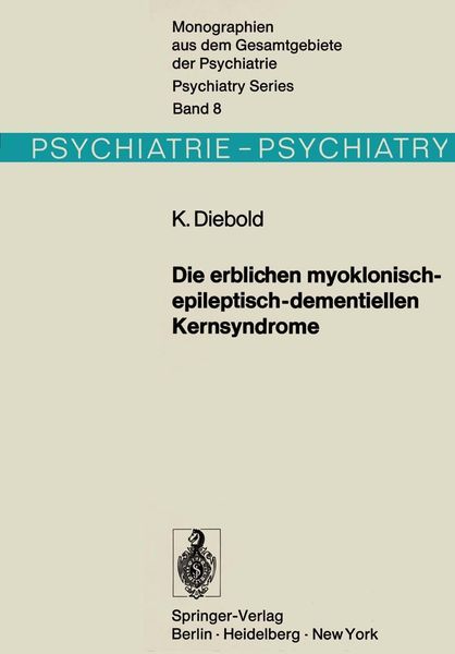 Produktbild: Die erblichen myoklonisch-epileptisch-dementiellen Kernsyndrome