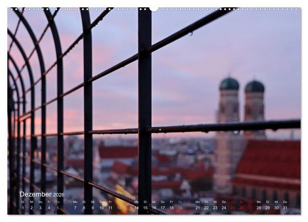 Produktbild: Impressionen aus M&uuml;nchen (Wandkalender 2026 DIN A2 quer), CALVENDO Monatskalender