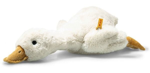 Produktbild: Steiff 075506 - Gans Gilda, wei&szlig;, Pl&uuml;schtier, 47 cm