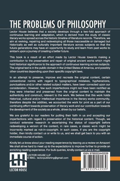 Produktbild: The Problems Of Philosophy