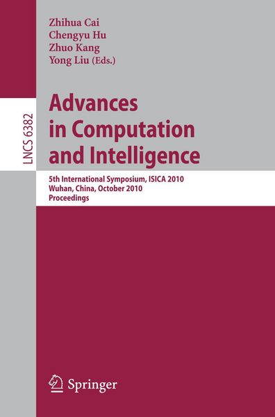 Produktbild: Advances in Computation and Intelligence