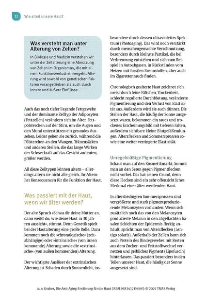 Produktbild: Die Anti-Aging-Ern&auml;hrung f&uuml;r die Haut