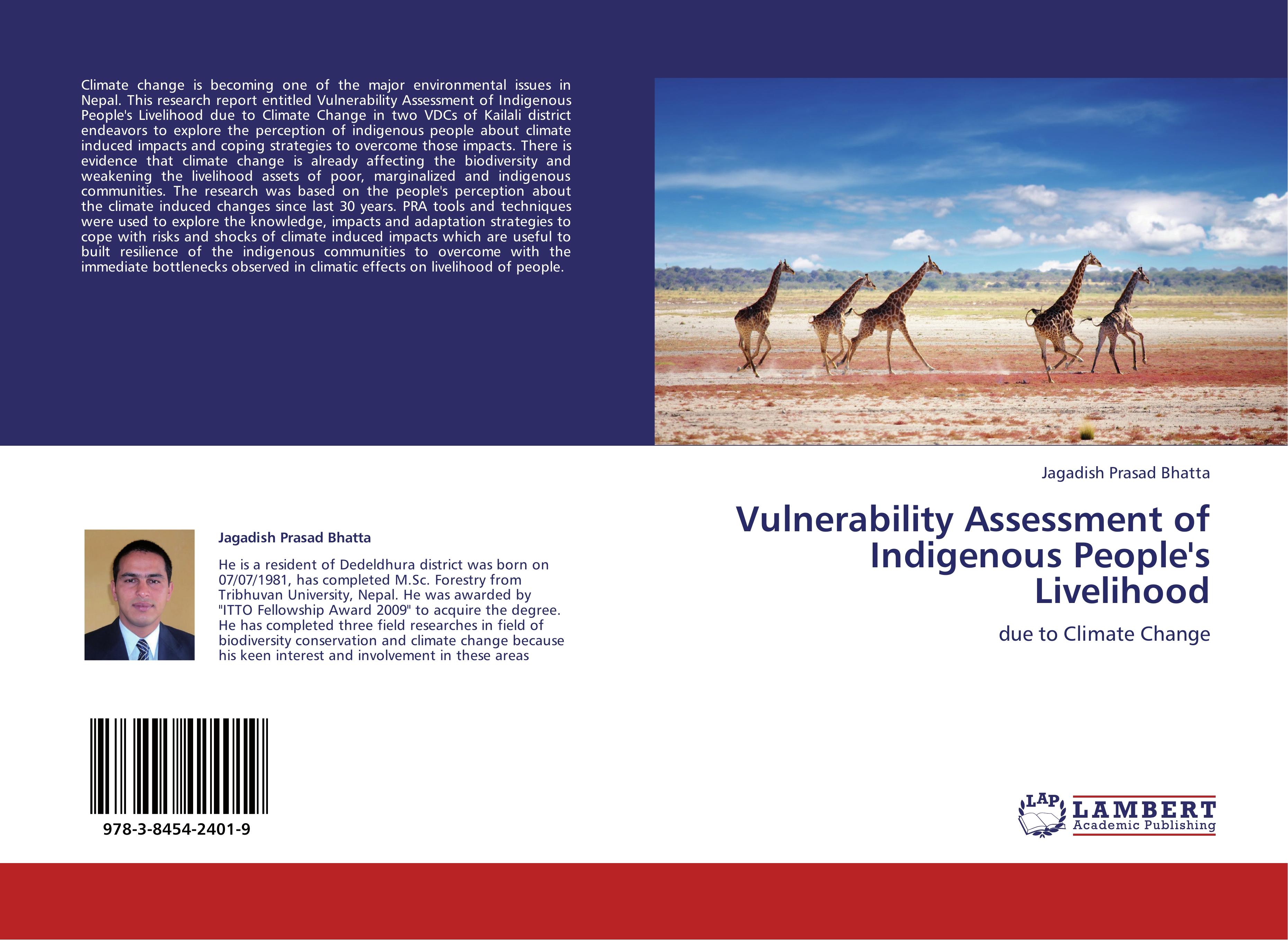 Produktbild: Vulnerability Assessment of Indigenous People's Livelihood