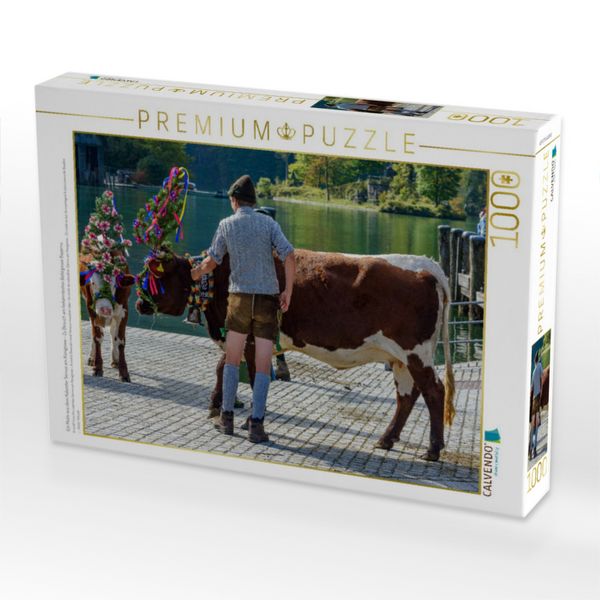 Produktbild: CALVENDO Puzzle Ein Motiv aus dem Kalender Servus am K&ouml;nigssee - Zu Besuch am bekanntesten Gebirgssee Bayerns | 1000 Teile Lege-Gr&ouml;&szlig;e 64x48cm Foto-Puz