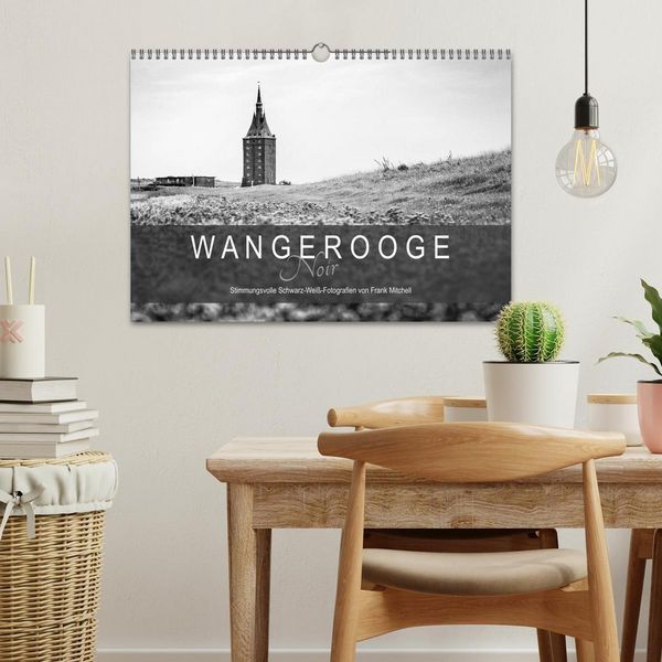 Produktbild: Wangerooge Noir (Wandkalender 2026 DIN A3 quer), CALVENDO Monatskalender