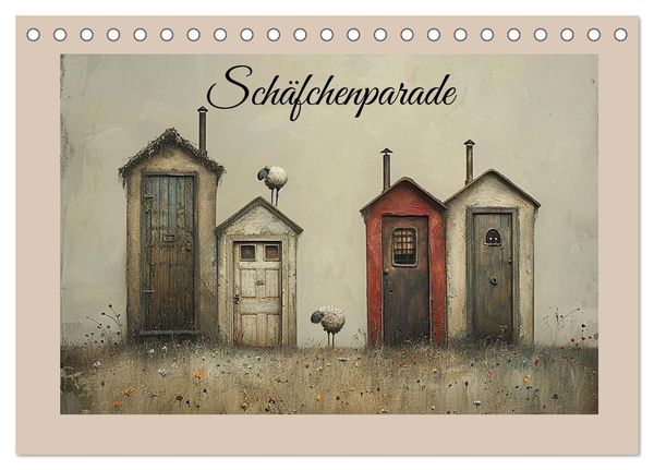 Produktbild: Sch&auml;fchenparade (Tischkalender 2026 DIN A5 quer), CALVENDO Monatskalender