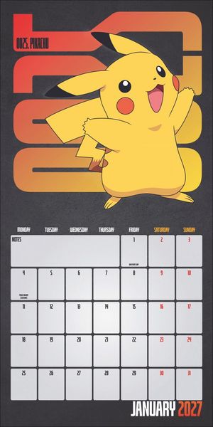 Produktbild: Pok&eacute;mon Broschurkalender 2027