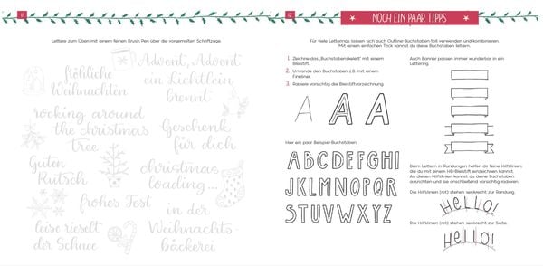 Produktbild: Der Handlettering-Adventskalender - Cut & Go