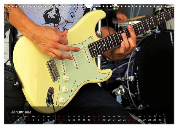 Produktbild: Rockmusik live (Wandkalender 2026 DIN A3 quer), CALVENDO Monatskalender