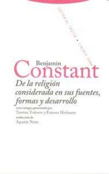 Produktbild: De la Religi&oacute;n Considerada En Sus Fuentes, Formas Y Desarrollo