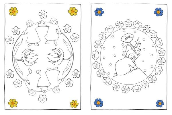 Produktbild: Etwas von den Wurzelkindern: Jahreszeiten-Malbuch