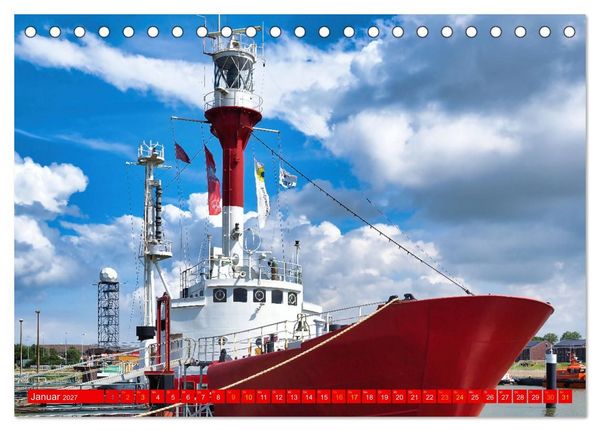 Produktbild: Borkum Ansichten (Tischkalender 2027 DIN A5 quer), CALVENDO Monatskalender