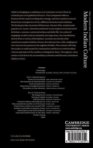 Produktbild: The Cambridge Companion to Modern Indian Culture