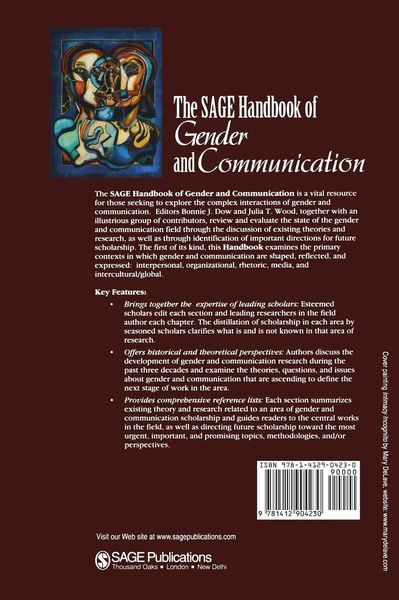Produktbild: The SAGE Handbook of Gender and Communication