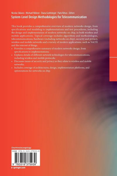 Produktbild: System-Level Design Methodologies for Telecommunication