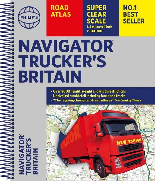 Produktbild: Philip's Navigator Trucker's Britain: Spiral