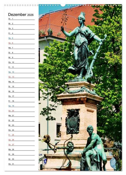 Produktbild: Lindau - Inselstadt am Bodensee (hochwertiger Premium Wandkalender 2026 DIN A2 hoch), Kunstdruck in Hochglanz