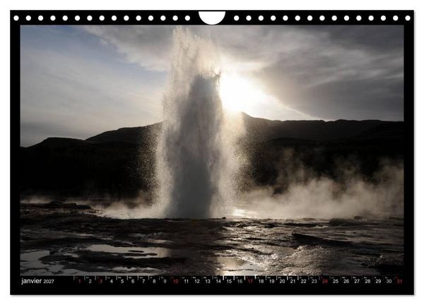 Produktbild: Balade en Islande (Calendrier mural 2027 DIN A4 vertical), CALVENDO calendrier mensuel
