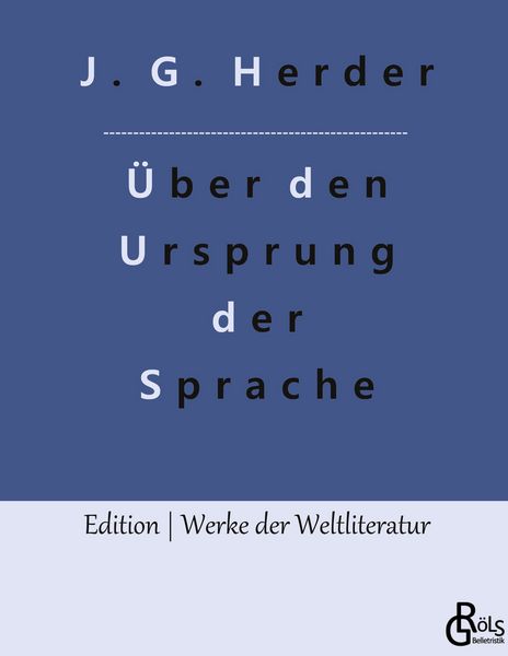 Produktbild: Abhandlung &uuml;ber den Ursprung der Sprache